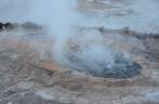 A água frevente dos Geisers del Tatio, na região do Atacama, no norte do Chile